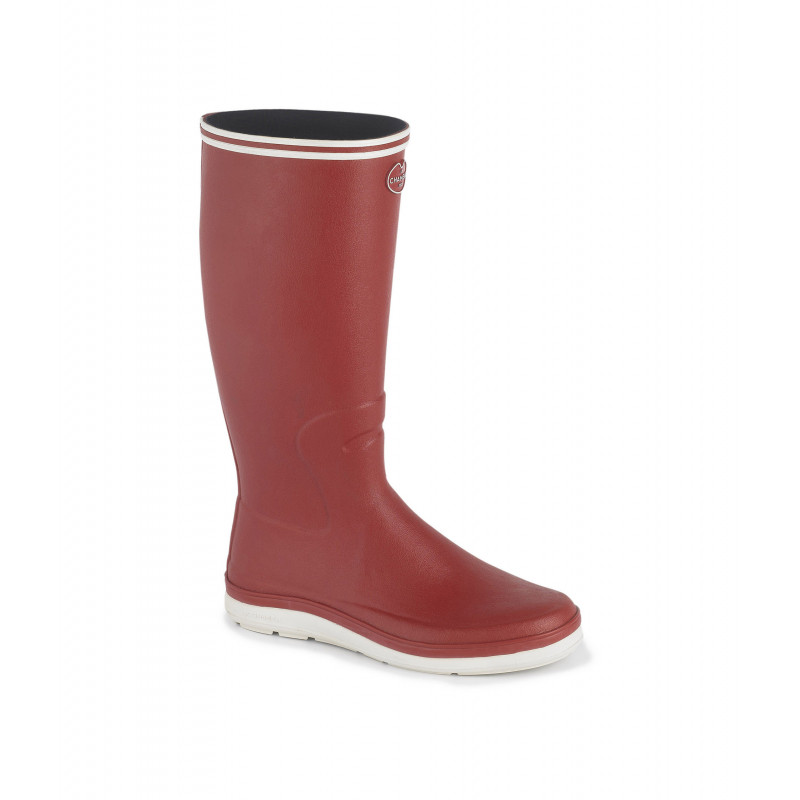 botte rouge homme